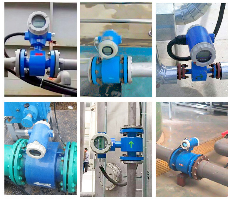 水廠流量計現場安裝使用圖