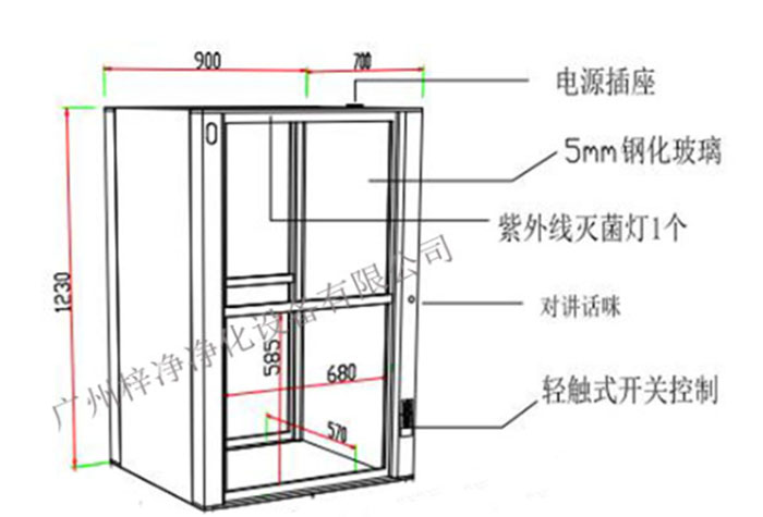 電動升降傳遞窗設計方案